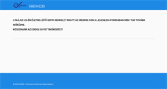 Desktop Screenshot of iremdb.com